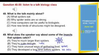 BELAJAR TOEFL  Listening Soal No49 [upl. by Bitthia426]