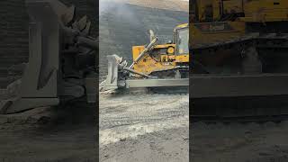 Dozer machine working in coal mine [upl. by Etac]