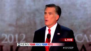 Mitt Romney RNC Speech COMPLETE When the World Needs Someone  You Need an American [upl. by Stefan]