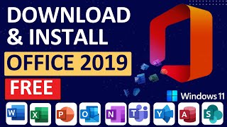 how to download microsoft office 2019 for free windows 11  2024 update [upl. by Desirea]