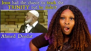 Jesus had the chance to teach the TRINITY but he didnt  Ahmed Deedat  REACTION [upl. by Mikol]