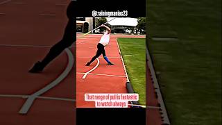 Johannes vetter extreme range of pull 🔥trackandfieldjavelintrainingmaniac23neerajchoprayoutube [upl. by Occer907]