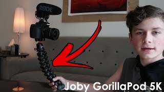 Joby GorillaPod 5K Kit Unboxing FULL Overview and Vlog Test [upl. by Illehs]