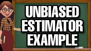 unbiased estimator example in hindi statistics [upl. by Duwe]