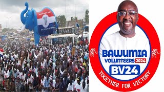 REPORTING LIVE FROM RATTERY PARK NPP Launches Bawumia Volunteers 2024 [upl. by Nickola]