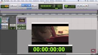 Pro Tools 10 Tutorial  Working with FilmVideo Pt2  Timecode [upl. by Zakaria133]