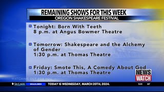 Remaining shows at Oregon Shakespeare Festival this week [upl. by Namqul]