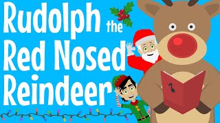 Rudolph the Red Nosed Reindeer  Christmas Song For Kids [upl. by Adekam]