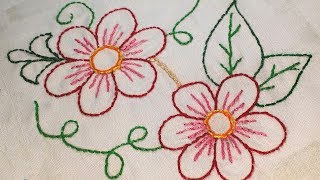 Backstitch  Learn Hand Embroidery for Beginners [upl. by Norok]