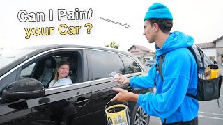 Asking Strangers to Paint THEIR Car [upl. by Esirahc]