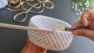 💰I made 50 in one day and I sold them all This is the best crochet EASY CROCHET KNİTTİNG BASKET [upl. by Camella]