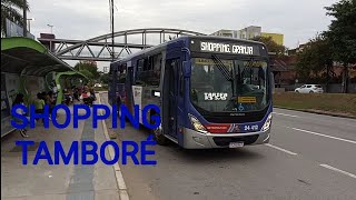 SHOPPING TAMBORÉ BARUERI SP MOVIMENTAÇÃO DE ÔNIBUS [upl. by Aleka]