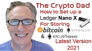 Ledger Nano X Hardware Wallet Setup Guide Latest Version 2021 [upl. by Akerahs]