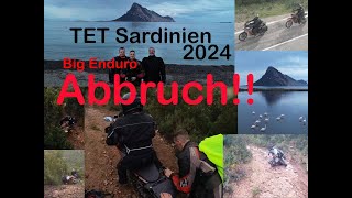 TET Sardinien  Big Enduro  Abschnitt 12 schlechter Einstieg Abbruch [upl. by Coppins]