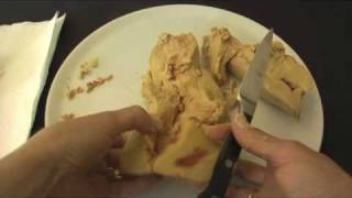 How to clean and devein a whole lobe of foie gras  Part 1 [upl. by Jacinto609]