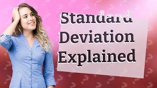 What is standard deviation of 1 2 3 4 5 6 7 8 9 10 [upl. by Tihor279]