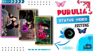 Ful Pori Purulia New Lofi Song Status Editing  New Style Alight Motion Editing Instagram Trending [upl. by Mikahs]