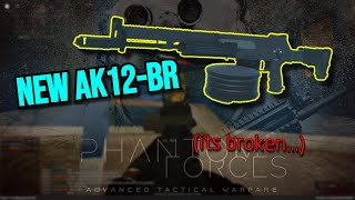 The NEW AK12BR in Phantom Forces [upl. by Ynattir]