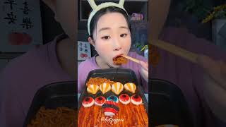 quot🌶️🍜 Spicy Noodles Challenge with 8Ball Candy More Eye Candy Water Shell Candy Madness 🔥🍬quot [upl. by Aveneg]