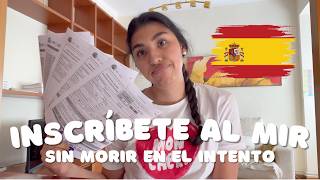 MIR ¿cómo hacer la inscripción al examen [upl. by Kammerer]