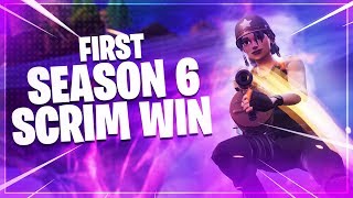 Season 6 Scrim Win w Poach  Fortnite Battle Royale [upl. by Strephon774]