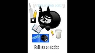 Miss circle🖤🤍  misscircle fpe emoji [upl. by Ahsilrac680]