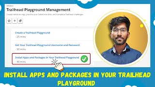 Install Apps and Packages in Your Trailhead Playground  Trailhead salesforce  Techlok [upl. by Nole241]