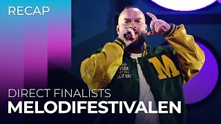 Melodifestivalen 2024 Sweden  Direct Finalists  RECAP [upl. by Rialb]