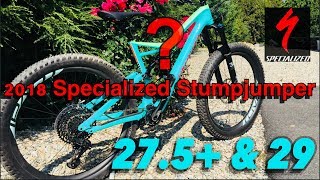 2018 Specialized Stumpjumper FSR Expert 6fattie  29  Test Ride and Review  275 or 29 [upl. by Ikoek598]