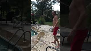 Dissolving swim trunks birthday prank [upl. by Amalita]