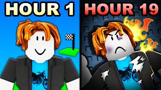 I Spent 24 Hours at RAGE Games in Roblox [upl. by Eneleoj]