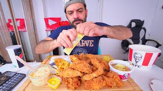 دجاج كنتاكي منيو العائلة والاصدقاء KFC Family amp Friends Bucket Mukbang Eating Show [upl. by Paulina]