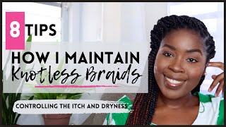 How I Maintain BOX BRAIDS for 1 MONTH  Good protective styling techniques  DenaJ [upl. by Cathee]