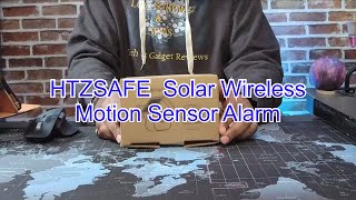 HTZSAFE Mile Long Range Outdoor Weatherproof Solar Wireless Motion Sensor [upl. by Sanjay]