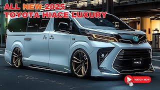 First Look All New 20252026 Toyota HiAce  The Most Luxury Van [upl. by Yann]