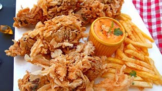 ফ্রাইড চিকেন রেসিপি  Perfect Crispy Fried Chicken  The Easiest Fried Chicken Recipe [upl. by Atsirc]