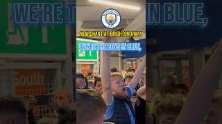 MCFC NEW Chant “THE BOYS IN BLUE” At Brighton Away [upl. by Morril730]