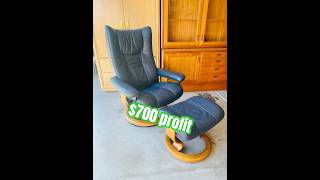 Ekornes Stressless COST 200 SOLD 700 24hrs quickandeasy profit sidehustle profit makemoney [upl. by Nosredneh]