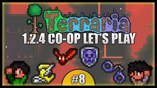 Accessories Galore Nights Edge A Trip To Hell  Terraria CoOp Survival Episode 8 [upl. by Ardnek]