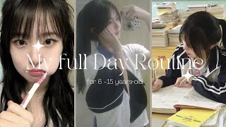 ♡ my full day routine for 615years old ♡ [upl. by Jemima]