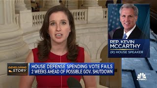 House fails to move forward on 2024 Defense Spending Bill [upl. by Yrogiarc934]