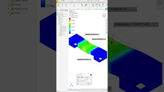 Autodesk Inventor Simulation Linear Stress Analysis [upl. by Prince]