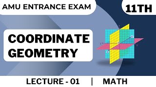 AMU Entrance Exam  L01 Coordinate Geometry Class 11  Master Math with AMU ADDA [upl. by Lachus]