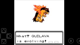 Finally My Quilava is evolving to Typhlosion in Pokemon Gold Version by The Game World [upl. by Snebur]