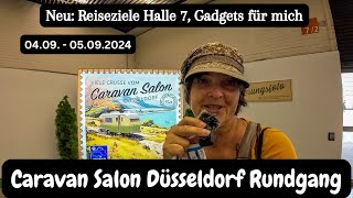 Vlog 195 Caravan Salon Düsseldorf • Messe Rundgang • NEU Reiseziele Halle 7 • Gadgets [upl. by Thom]