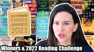 Goodreads Choice Awards of 2021  2022 Reading Challenge [upl. by Enalb]