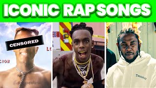 TOP 100 ICONIC RAP SONGS [upl. by Dnallor664]