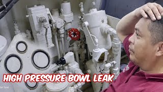 KG2 GASTURBINE HIGH PRESSURE FUEL BOWL LEAK MAINTENANCEPOWERPLANT [upl. by Nnylekoorb]