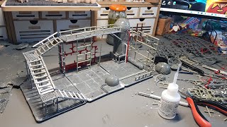 How to Make Modular NECROMUNDA Terrain using WARHAMMER Sprues [upl. by Acinorev]