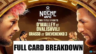 UFC 306 Predictions OMalley vs Dvalishvili Full Card Breakdown [upl. by Adnohral]